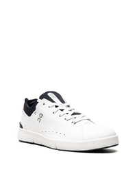 Chaussures de sport en cuir blanches ON Running