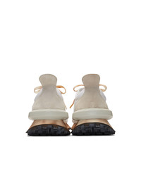 Chaussures de sport en cuir blanches Lanvin