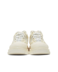 Chaussures de sport en cuir blanches Both