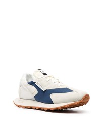 Chaussures de sport en cuir bleu marine RUN OF