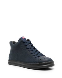 Chaussures de sport en cuir bleu marine Camper