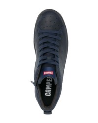 Chaussures de sport en cuir bleu marine Camper