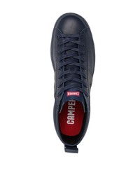 Chaussures de sport en cuir bleu marine Camper