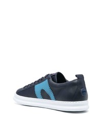 Chaussures de sport en cuir bleu marine Camper