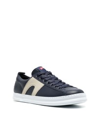 Chaussures de sport en cuir bleu marine Camper