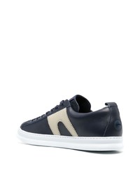 Chaussures de sport en cuir bleu marine Camper