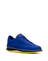 Chaussures de sport en cuir bleues Camper