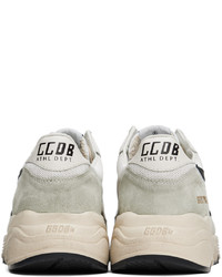 Chaussures de sport en cuir grises Golden Goose