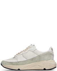 Chaussures de sport en cuir grises Golden Goose