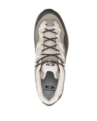 Chaussures de sport en cuir grises Salomon S/Lab