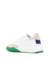 Chaussures de sport en cuir imprimées blanches Stella McCartney