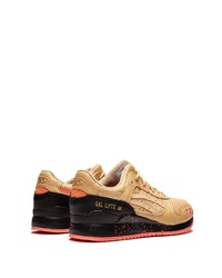 Chaussures de sport en cuir marron clair Asics