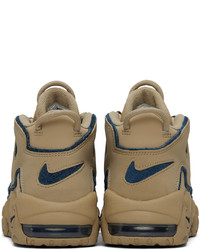 Chaussures de sport en cuir marron clair Nike