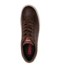 Chaussures de sport en cuir marron Camper