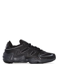 Chaussures de sport en cuir noires adidas