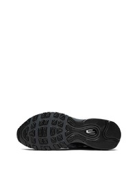 Chaussures de sport en cuir noires Nike