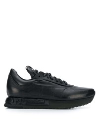 Chaussures de sport en cuir noires Artselab