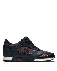 Chaussures de sport en cuir noires Asics