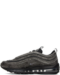 Chaussures de sport en cuir noires Comme Des Garcons Homme Plus