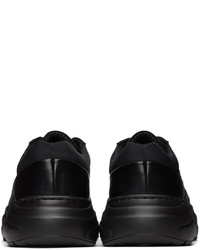 Chaussures de sport en cuir noires Phileo