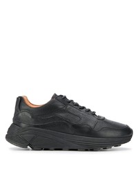 Chaussures de sport en cuir noires Buttero