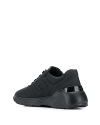 Chaussures de sport en cuir noires Hogan