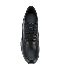 Chaussures de sport en cuir noires Hogan