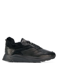 Chaussures de sport en cuir noires Henderson Baracco