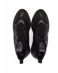 Chaussures de sport en cuir noires Philipp Plein
