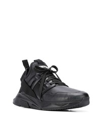 Chaussures de sport en cuir noires Tom Ford