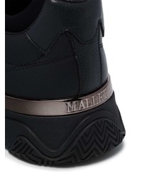 Chaussures de sport en cuir noires Mallet Footwear