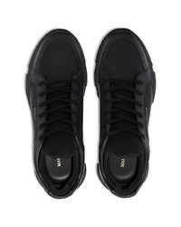 Chaussures de sport en cuir noires Mallet Footwear