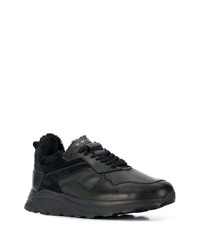 Chaussures de sport en cuir noires Henderson Baracco