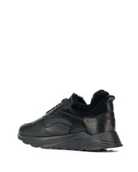 Chaussures de sport en cuir noires Henderson Baracco