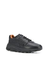 Chaussures de sport en cuir noires Buttero