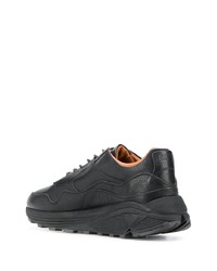 Chaussures de sport en cuir noires Buttero