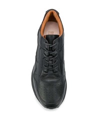 Chaussures de sport en cuir noires Buttero