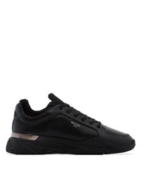 Chaussures de sport en cuir noires Mallet Footwear