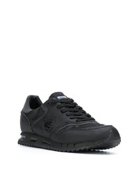 Chaussures de sport en cuir noires Blauer