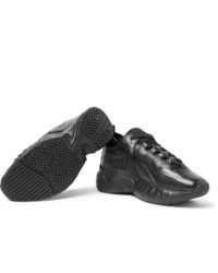 Chaussures de sport en cuir noires Acne Studios