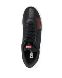 Chaussures de sport en cuir noires Camper