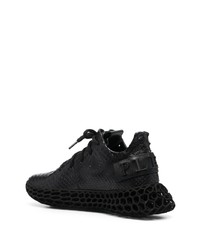 Chaussures de sport en cuir noires Philipp Plein