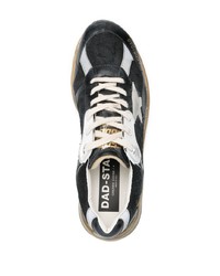 Chaussures de sport en cuir noires Golden Goose