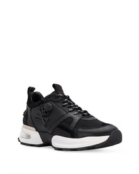 Chaussures de sport en cuir noires Philipp Plein