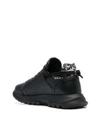 Chaussures de sport en cuir noires Givenchy