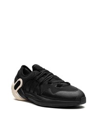 Chaussures de sport en cuir noires adidas