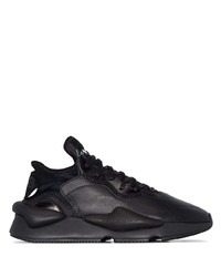 Chaussures de sport en cuir noires Y-3