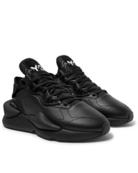 Chaussures de sport en cuir noires Y-3