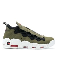 Chaussures de sport en cuir olive Nike