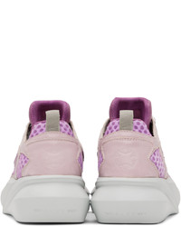 Chaussures de sport en cuir roses 1017 Alyx 9Sm